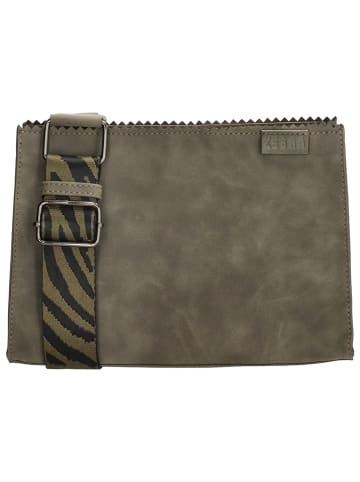 ZEBRA Schoudertas "Merel" kaki - (B)25 x (H)17 x (D)7 cm