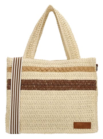 ZEBRA Schoudertas "Lauren" beige - (B)34 x (H)28 x (D)12 cm