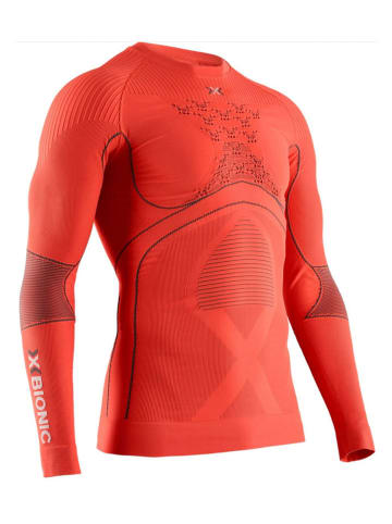 X-Bionic Zimowa koszulka sportowa w kolorze pomarańczowym