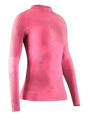 X-Bionic Wintersportshirt lichtroze