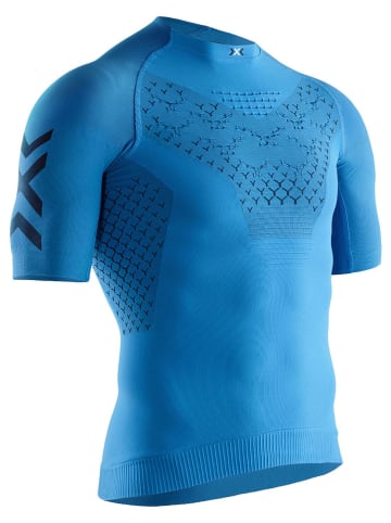 X-Bionic Koszulka "The Twyce 4.0" w kolorze niebieskim do biegania