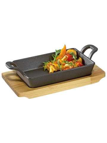 Küchenprofi Servierpfanne in Schwarz/ Hellbraun - (L)20,5 x (B)12,5 cm