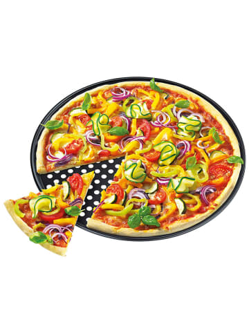 Küchenprofi Pizzablech "Bake One" in Grau - Ø 36 cm