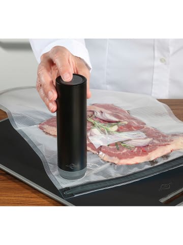 Küchenprofi 7tlg. Vakuumier-Set "Easyfresh" in Schwarz