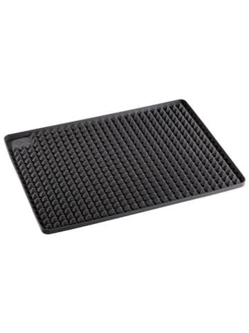 Küchenprofi Backofenmatte "Pyramide" in Schwarz - (L)40 x (B)30 cm