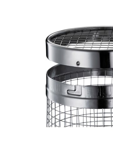Küchenprofi Edelstahl-Grillkorb "Rondo BBQ" - (H)20,5 x Ø 9,5 cm