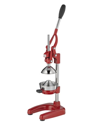 Cilio Profi-Saftpresse "Amalfi" in Silber/ Rot - (B)23 x (H)43 cm