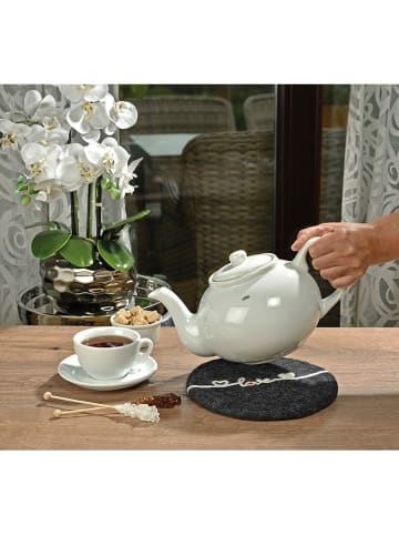 Cilio Untersetzer "Lana Love" in Anthrazit - Ø 21 cm