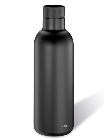 Cilio Isolierflasche "Deluxe" in Schwarz - 650 ml