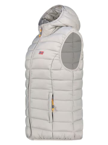Geographical Norway Doorgestikte bodywarmer "Vatikolor" lichtgrijs