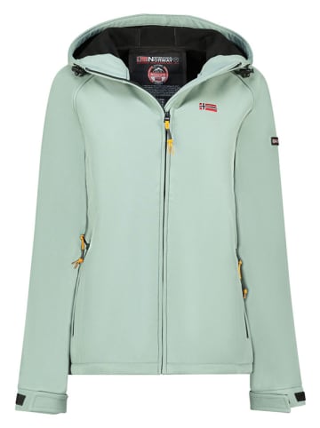 Geographical Norway Kurtka softshellowa "Tamilalor" w kolorze miętowym