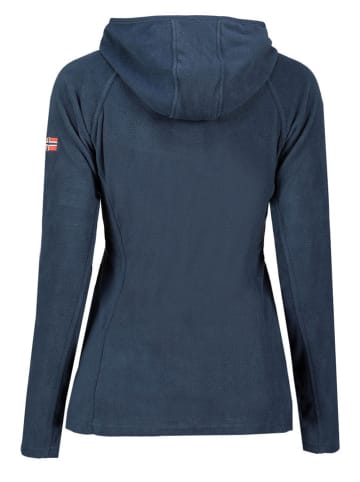 Geographical Norway Kurtka polarowa "Tugood" w kolorze granatowym