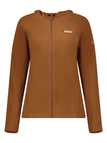Geographical Norway Fleece vest "Tugood" cognackleurig