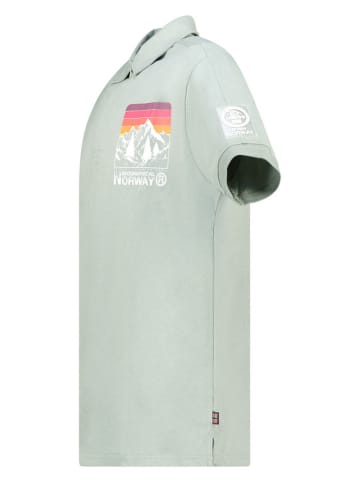 Geographical Norway Koszulka polo "Kumping" w kolorze miętowym