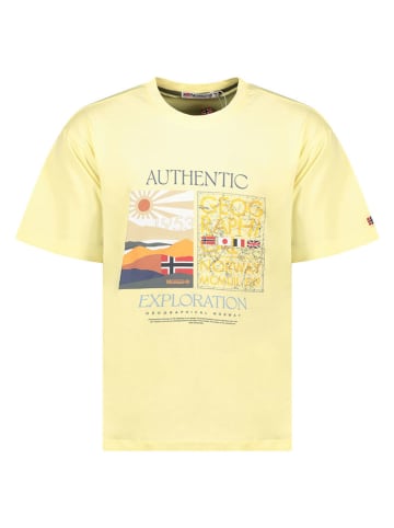 Geographical Norway Shirt "Authentic" in Gelb