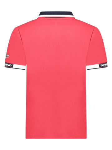 Geographical Norway Koszulka polo "Kauge" w kolorze czerwonym