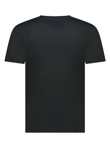 Geographical Norway Shirt "Jacky" in Schwarz