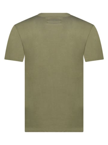 Geographical Norway Koszulka "Jacky" w kolorze khaki