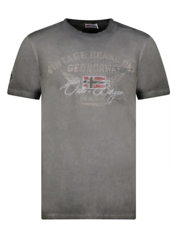Geographical Norway Shirt "Jross" antraciet