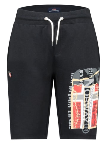 Geographical Norway Bermudy "Paytorn" w kolorze czarnym