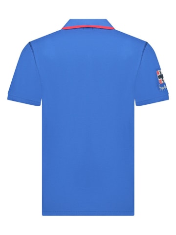 Geographical Norway Koszulka polo "Kilsvik" w kolorze niebieskim