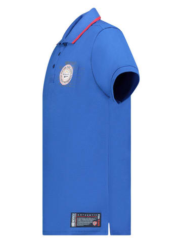 Geographical Norway Koszulka polo "Kilsvik" w kolorze niebieskim
