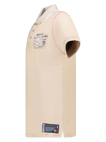 Geographical Norway Koszulka polo "Kilsvik" w kolorze beżowym