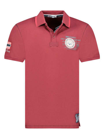 Geographical Norway Koszulka polo "Kilsvik" w kolorze czerwonym