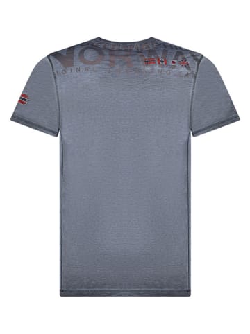 Geographical Norway Shirt "Jamo" in Dunkelblau