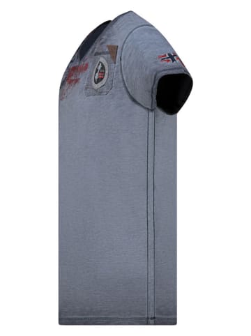 Geographical Norway Koszulka "Jamo" w kolorze granatowym