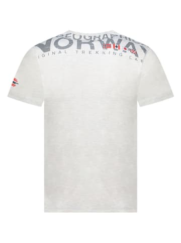 Geographical Norway Shirt "Jamo" in Hellgrau