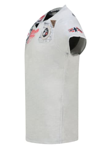 Geographical Norway Shirt "Jamo" in Hellgrau