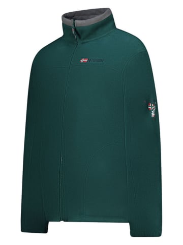 Geographical Norway Kurtka polarowa "Tamazonie" w kolorze ciemnozielonym