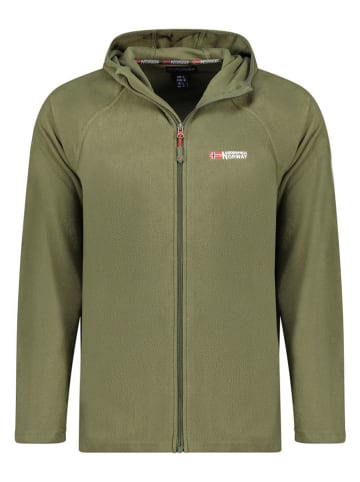 Geographical Norway Kurtka polarowa "Tugood" w kolorze khaki