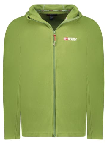 Geographical Norway Kurtka polarowa "Tugood" w kolorze zielonym