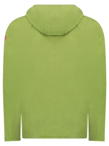Geographical Norway Kurtka polarowa "Tugood" w kolorze zielonym
