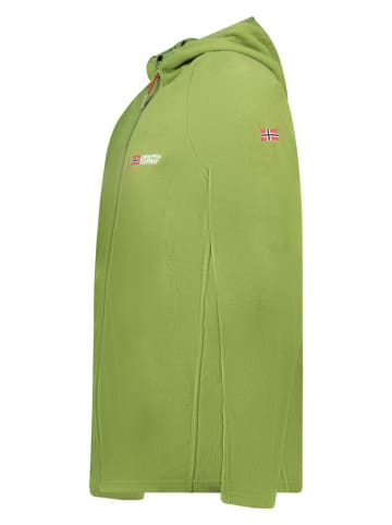 Geographical Norway Kurtka polarowa "Tugood" w kolorze zielonym