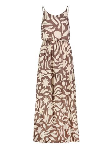 Sublevel Kleid in Beige/ Braun
