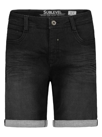 Sublevel Jeans-Bermudas in Anthrazit