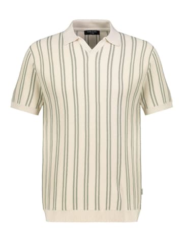 Sublevel Poloshirt in Beige/ Grün