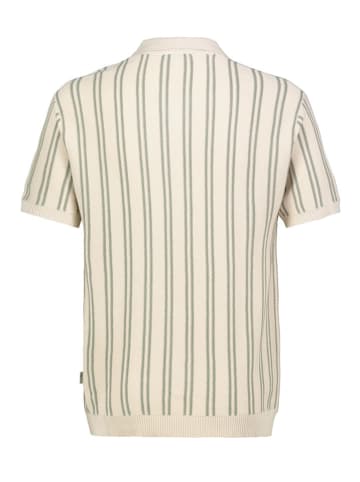 Sublevel Poloshirt in Beige/ Grün