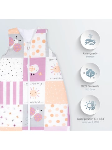 Julius Zöllner Sommerschlafsack "Patch" in Lila - TOG 0,5