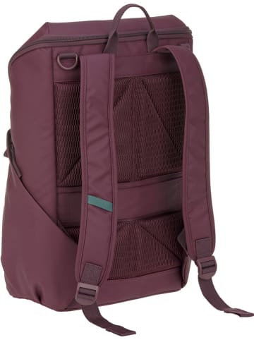Lässig Wickelrucksack in Pflaume - (L)34 x (B)15 x (H)46 cm