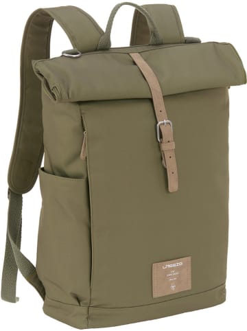 Lässig Wickelrucksack in Oliv - (B)30 x (H)46 x (T)14,5 cm