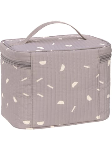 Lässig Kulturbeutel in Taupe - (L)24,5 x (B)18 x (H)18 cm