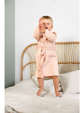 Lässig Musselin-Bademantel in Rosa