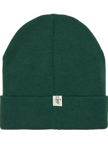 Lässig Woll-Beanie in Grün