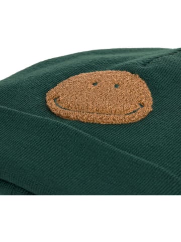 Lässig Woll-Beanie in Grün