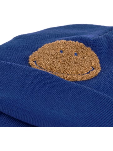 Lässig Woll-Beanie in Blau