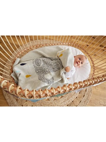 Lässig Decke in Beige - (L)100 x (B)75 cm